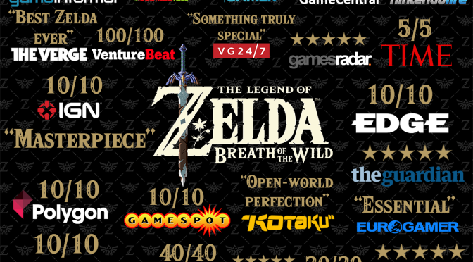 The Legend of Zelda: Breath of the Wild 10 out of 10