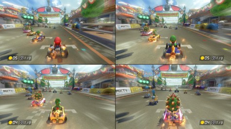 Mario Kart 8 Deluxe Split Screen